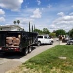 We haul off all firewood rounds