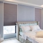 Room darkening honeycomb shades