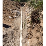 New sewer line