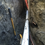 New sewer main