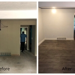 Floors and baseboards