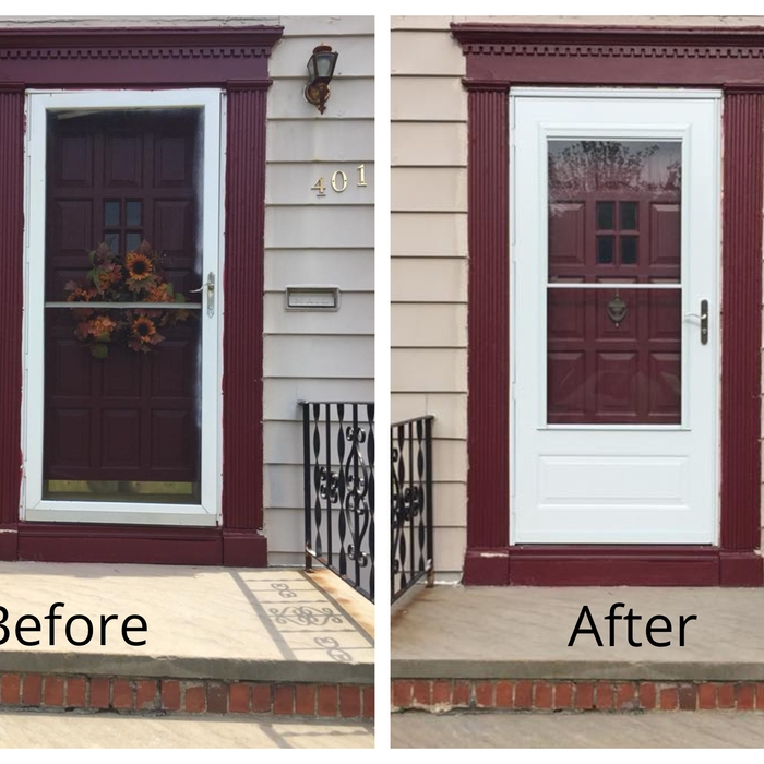 New storm door
