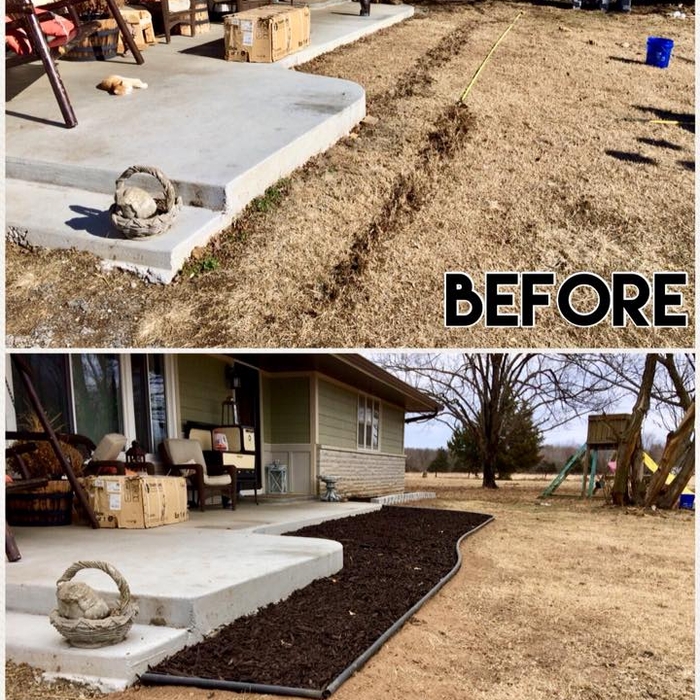 Mulch and clean up