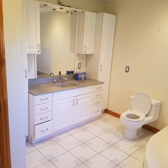 Old vanity