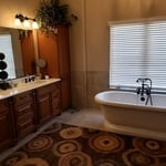 Vanity and Tub