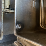 New pot fitting welded in