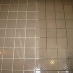 Before & after Tile cleaning photo
