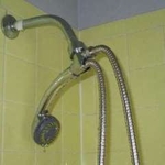 Shower leak
