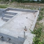 How the job was left by the previous builder.