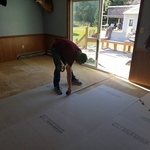 cement board underlayment