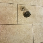 interior of shower