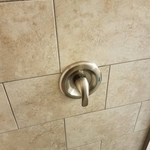 interior of shower