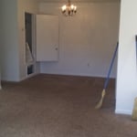 Clean living room