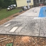 Pool deck