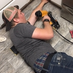 At work.