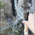 Broken Backflow preventer