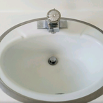 Cleaned sink