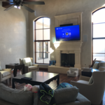 65" TV Fireplace Installation