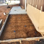 Pre-sidewalk work