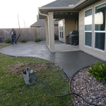 Backyard patio