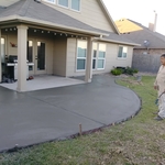 Backyard patio