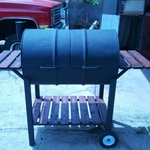 Custom 55 gallon barrel grill