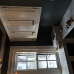 Office walls, ceiling, trim and cabinets