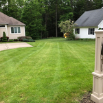 lawn mowed