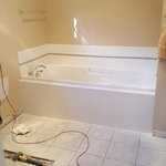 Pony wall and toilet moved