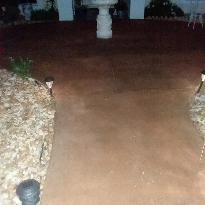 Concrete staining