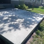 concrete patio