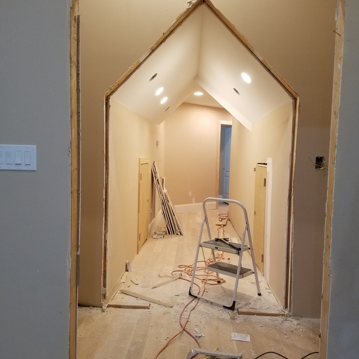 Attic job door installation