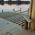 working on the water
