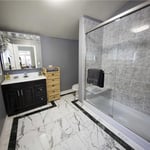 Tub to shower conversion