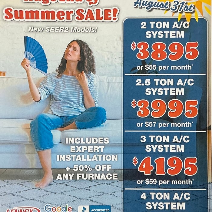 Huge AC Sale!