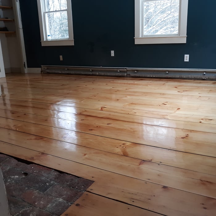 pine floor refinishing