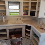 Custom tile countertop