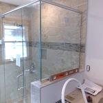 Glass shower doors