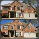 Before and after carriage stamped doors