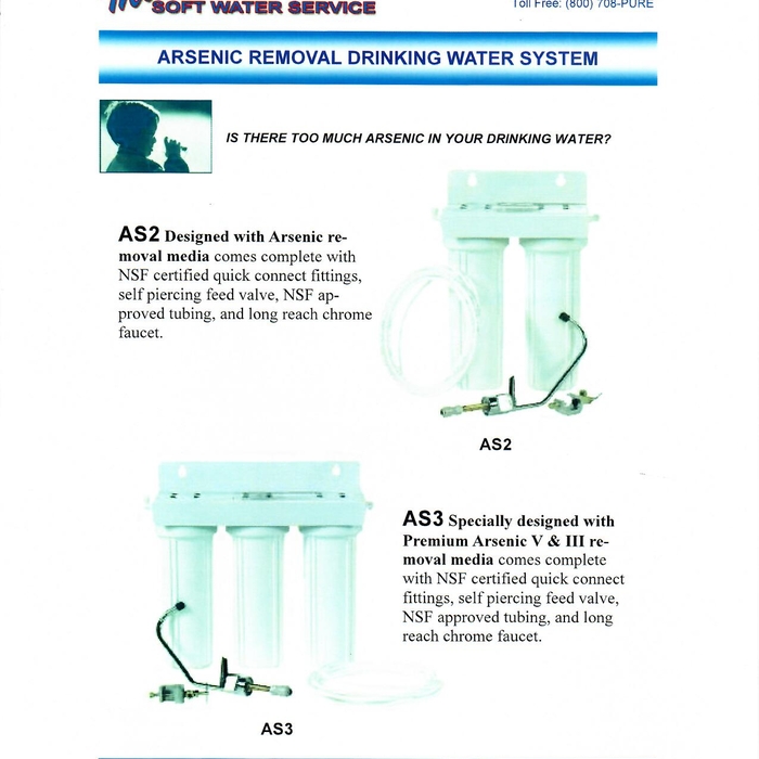 Arsenic Removal Drinking Water System