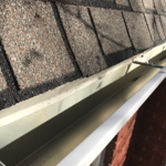 Under Shingle Strap Install of Rain Gutters