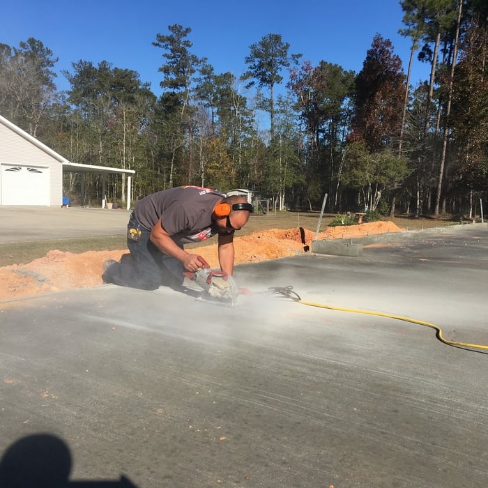 Prep for shop to be built