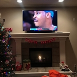 sound bar attached to TV