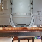 sound bar attached to TV