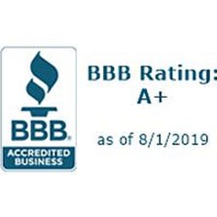 A+ Better Business Bureau rating since 2012