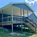 New covered porch