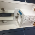 Vanity and medics cabinet