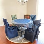 Glass table. No problem!