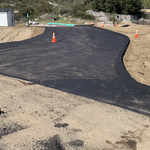 Asphalt paving installati