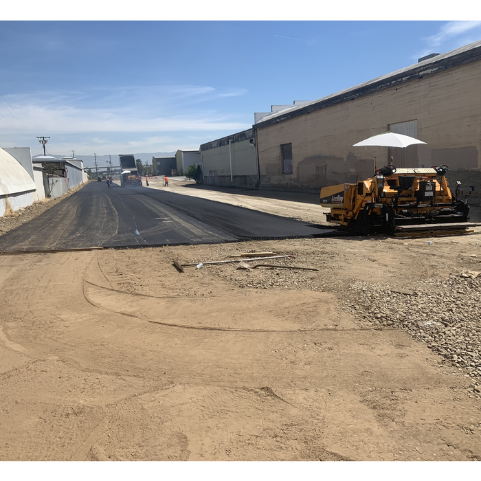 Asphalt paving installati